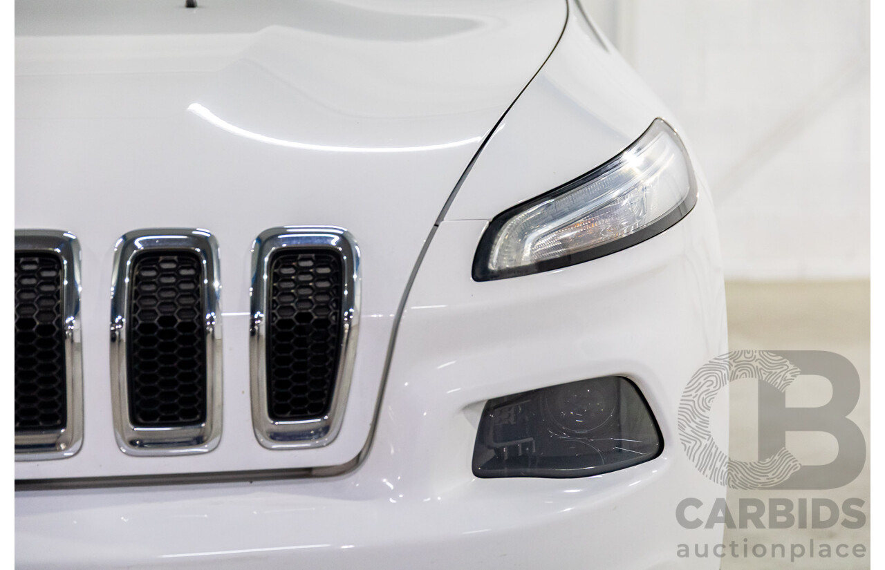 7/2014 Jeep Cherokee Limited (4x4) KL MY15 4d Wagon Bright White V6 3.2L