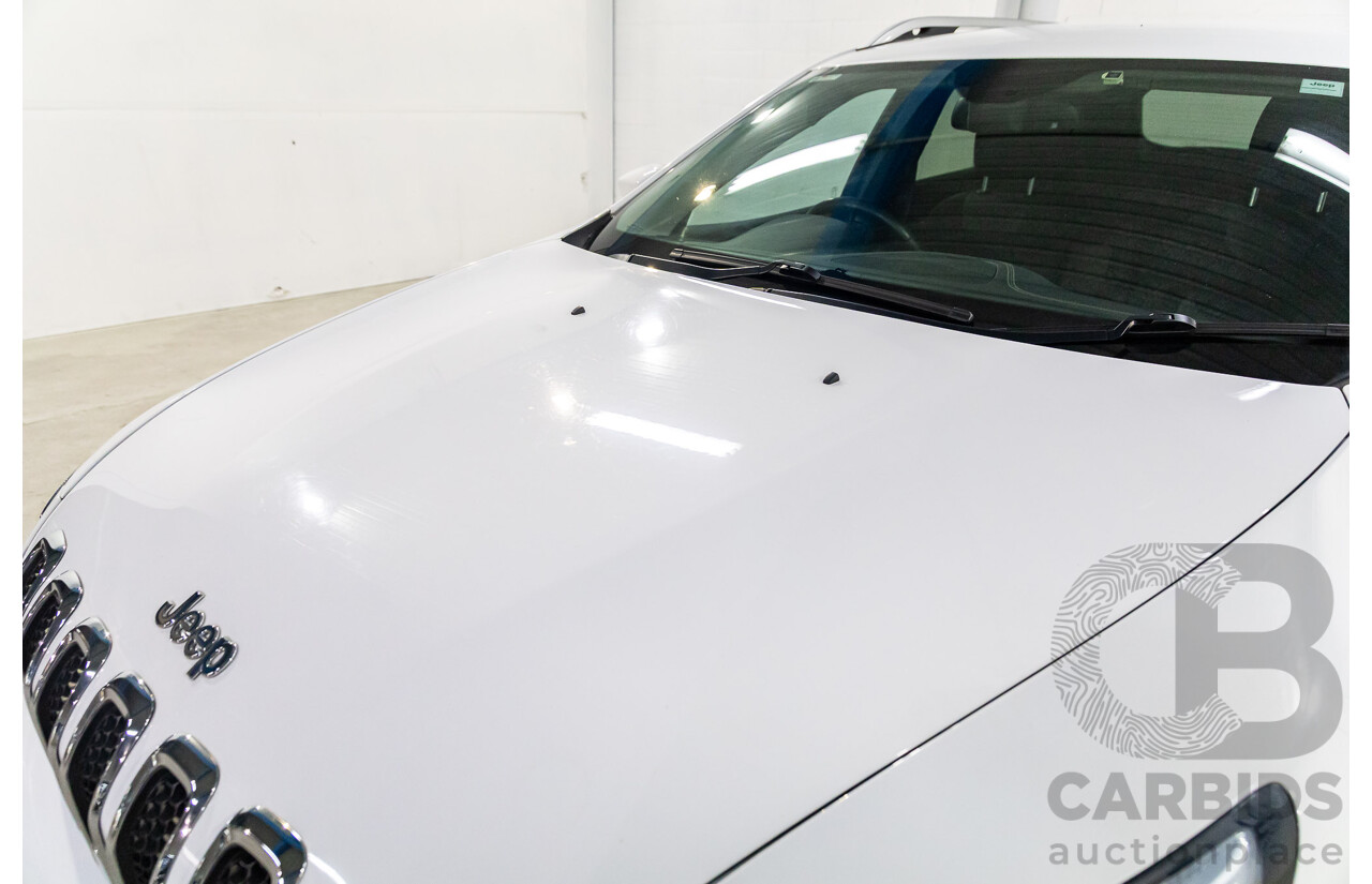 7/2014 Jeep Cherokee Limited (4x4) KL MY15 4d Wagon Bright White V6 3.2L