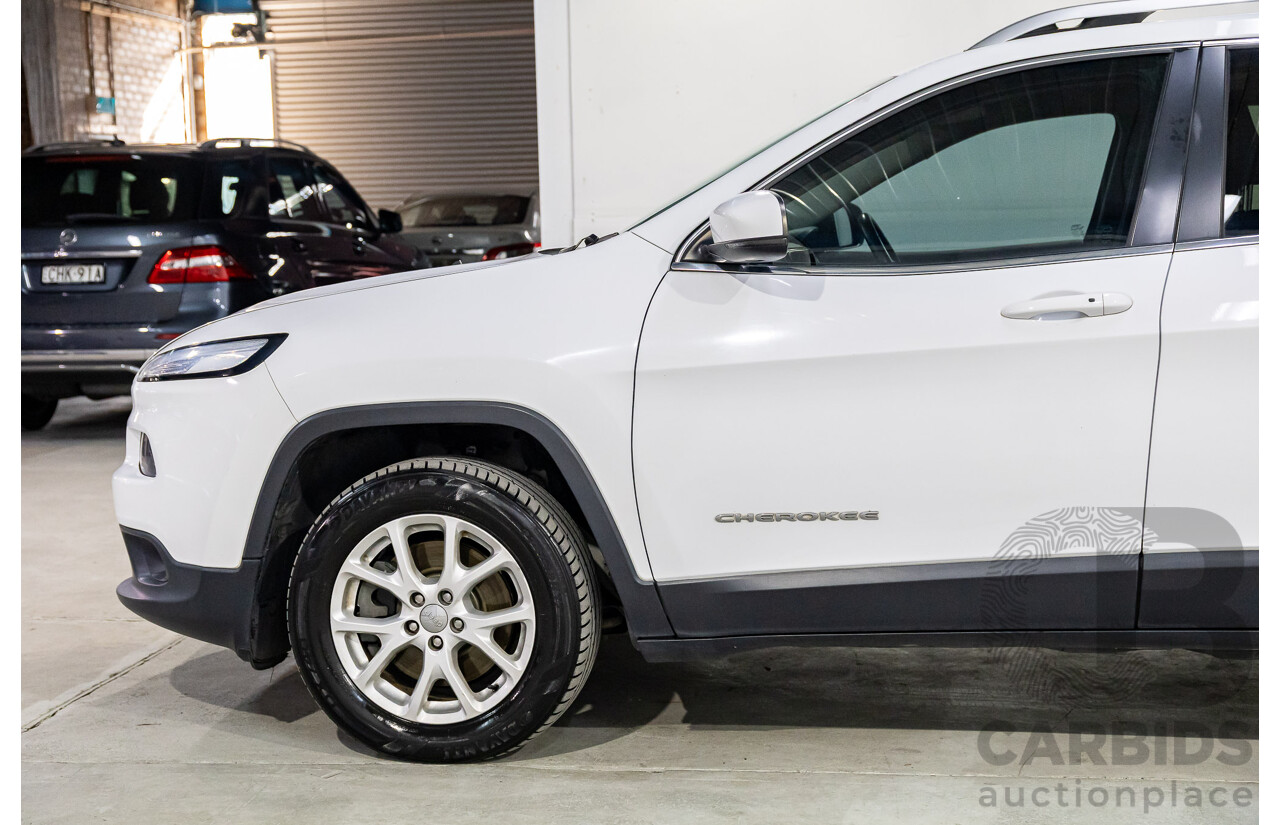 7/2014 Jeep Cherokee Limited (4x4) KL MY15 4d Wagon Bright White V6 3.2L