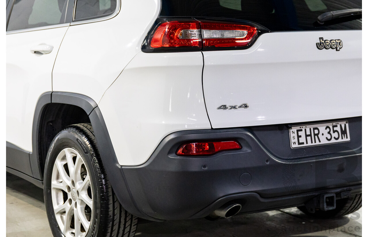7/2014 Jeep Cherokee Limited (4x4) KL MY15 4d Wagon Bright White V6 3.2L
