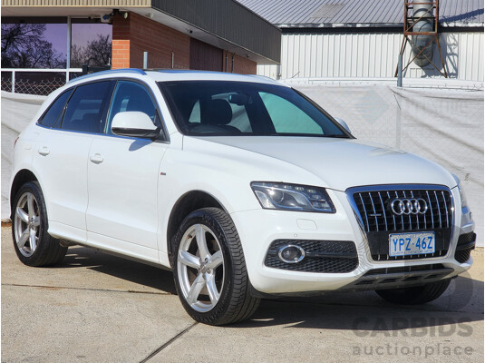 7/2012 Audi Q5 3.0 TDI Quattro 8R MY12 4d Wagon White 3.0L