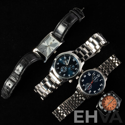 Collection of (4) Watches Including Emirates 0895 Watch