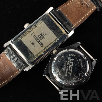 Collection of (4) Watches Including Emirates 0895 Watch
