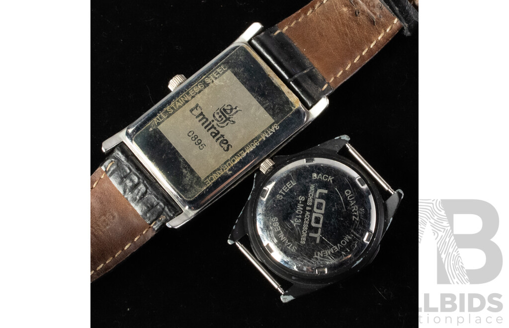 Collection of (4) Watches Including Emirates 0895 Watch