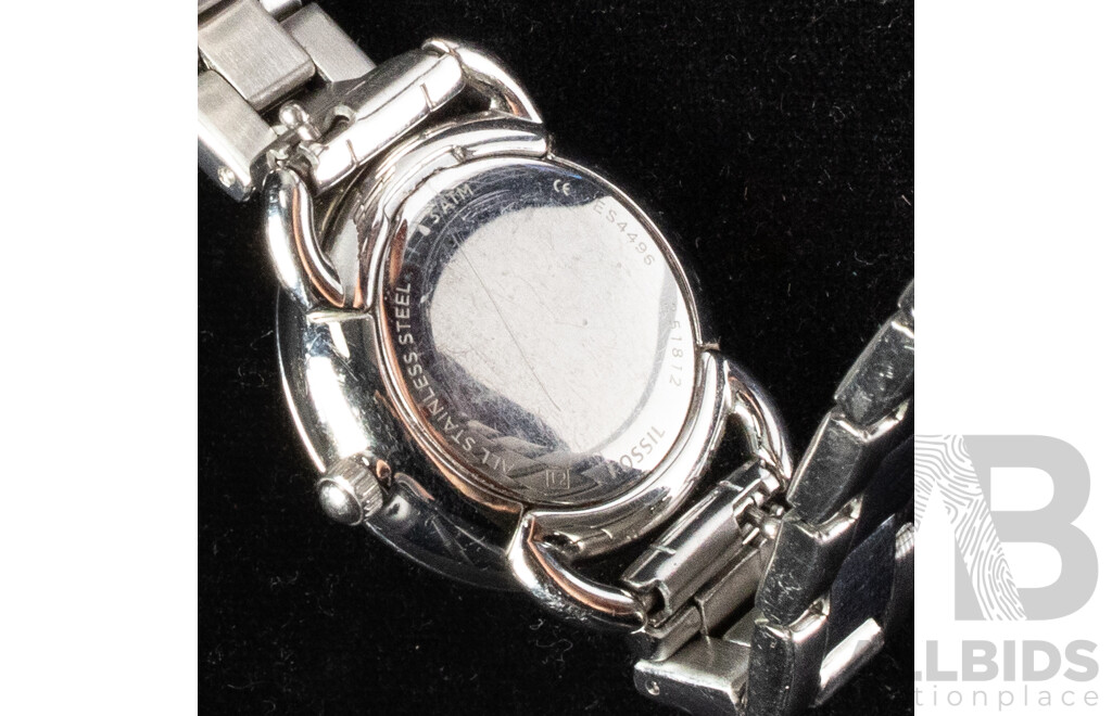 Collection of Ladies Dress Watches with Guess, Fossil, Jag & Pierre Cardin