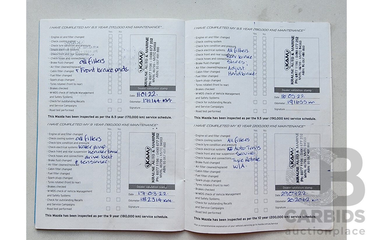 2/2014 Mazda Bt50 GT (4x4) MY13 Dual Cab Utility White 3.2L