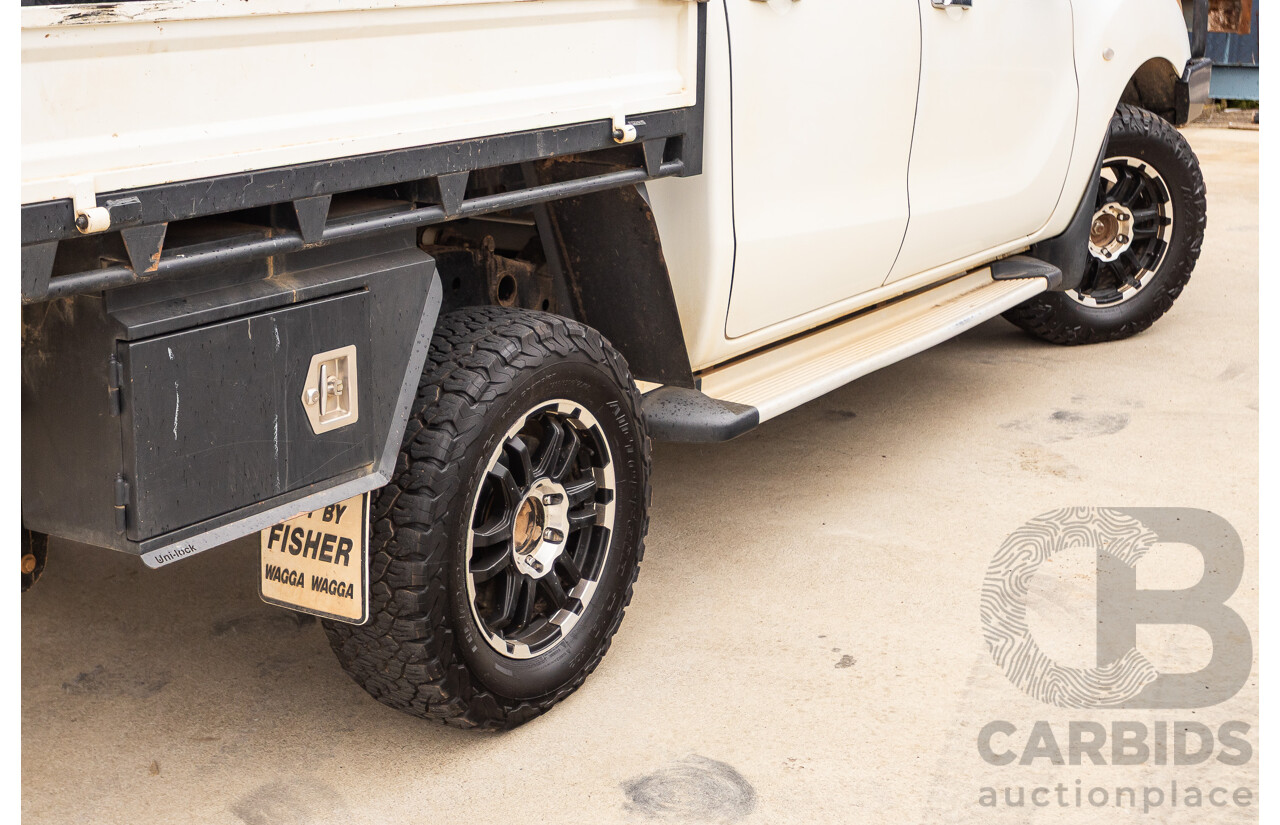 2/2014 Mazda BT-50 GT (4x4) MY13 Dual Cab Utility White 3.2L