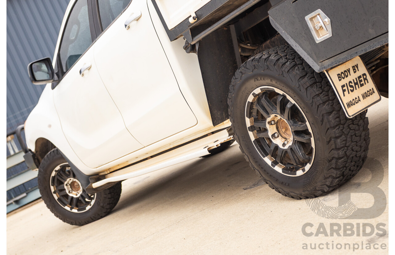 2/2014 Mazda BT-50 GT (4x4) MY13 Dual Cab Utility White 3.2L