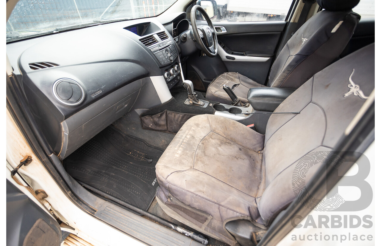 2/2014 Mazda BT-50 GT (4x4) MY13 Dual Cab Utility White 3.2L