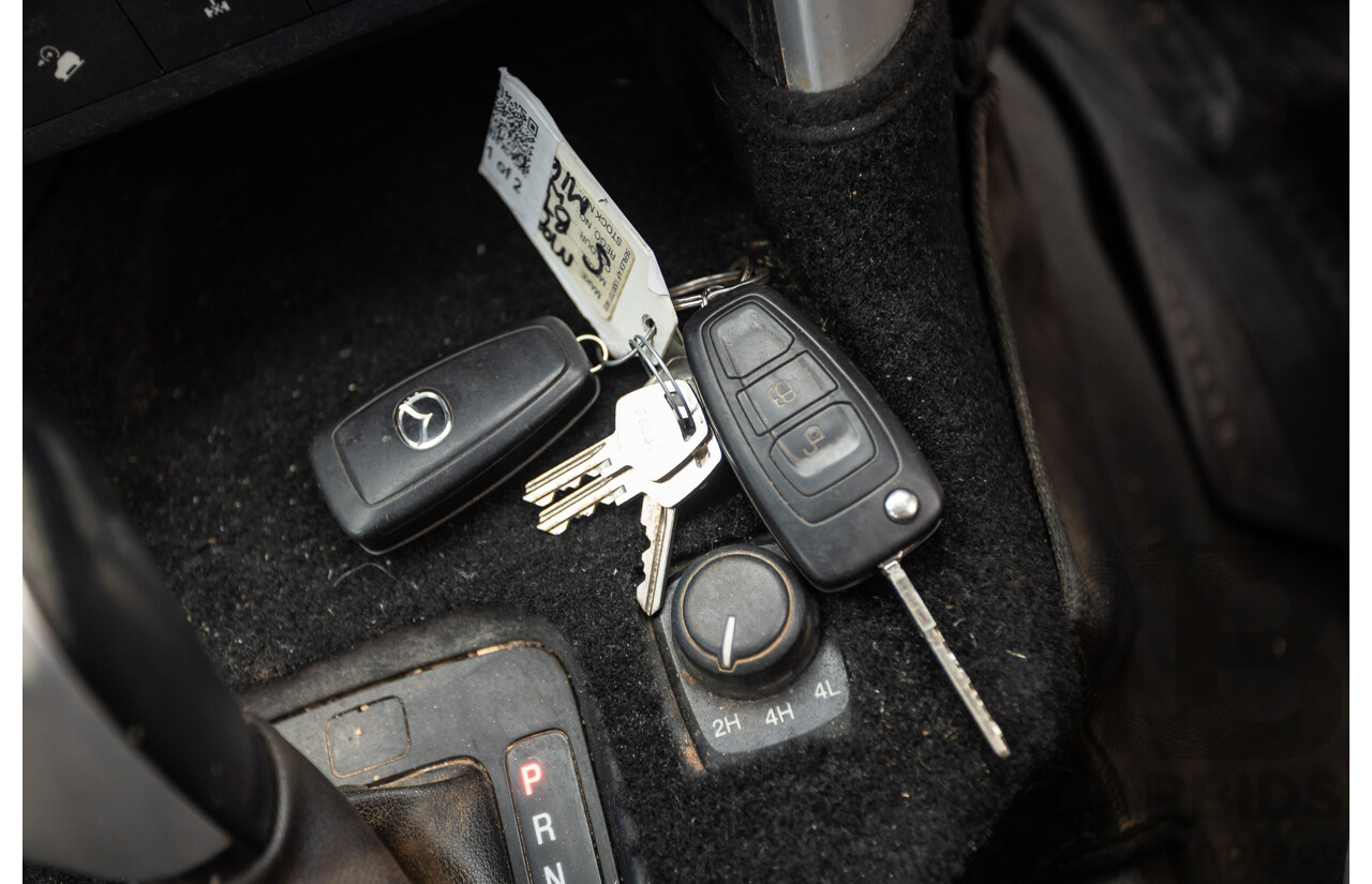 2/2014 Mazda BT-50 GT (4x4) MY13 Dual Cab Utility White 3.2L