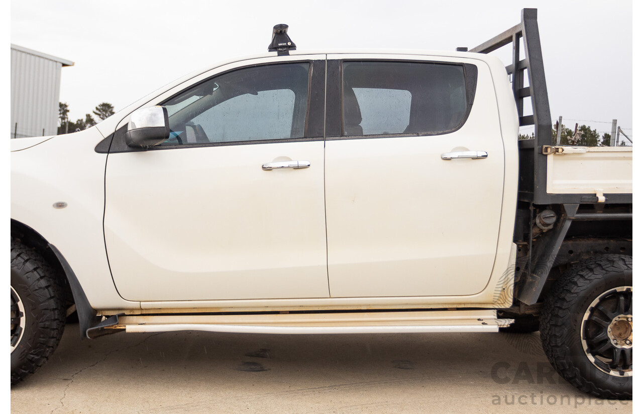 2/2014 Mazda BT-50 GT (4x4) MY13 Dual Cab Utility White 3.2L