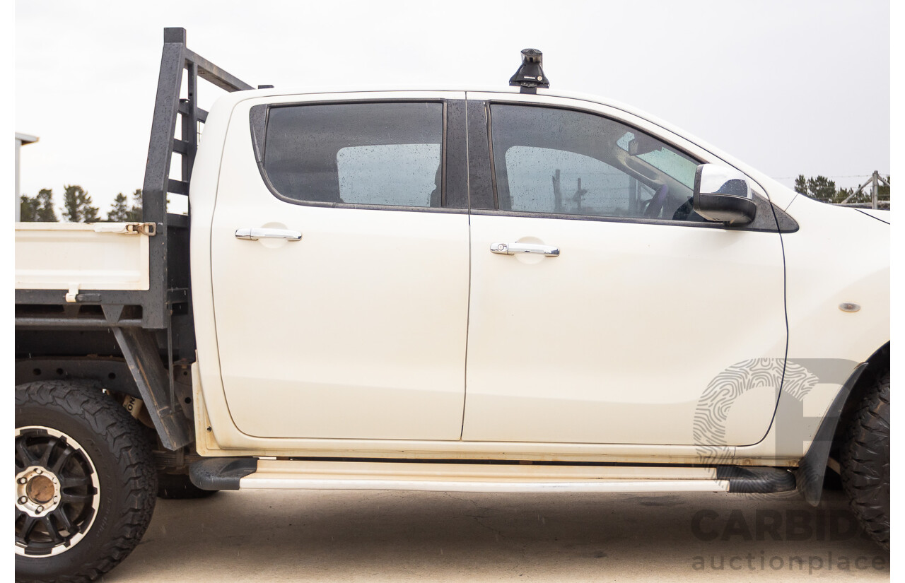 2/2014 Mazda BT-50 GT (4x4) MY13 Dual Cab Utility White 3.2L