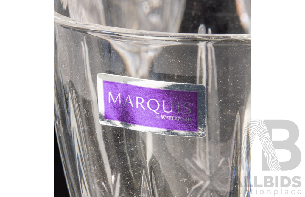 Collection Three Sets of Four Marquis by Waterford Cut Crystal Wine Glasses