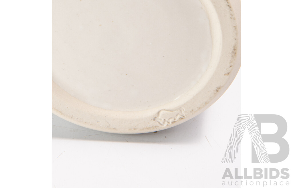 Australian Local Studio Pottery Bison Vase