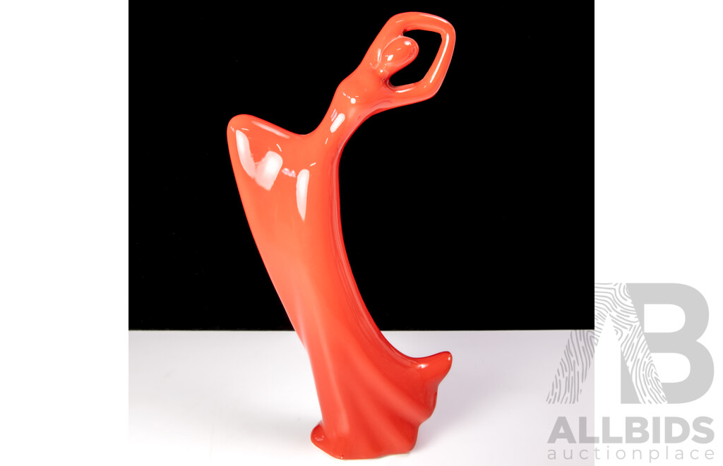Vintage Art Deco Ellis Style Ceramic Lady Figure