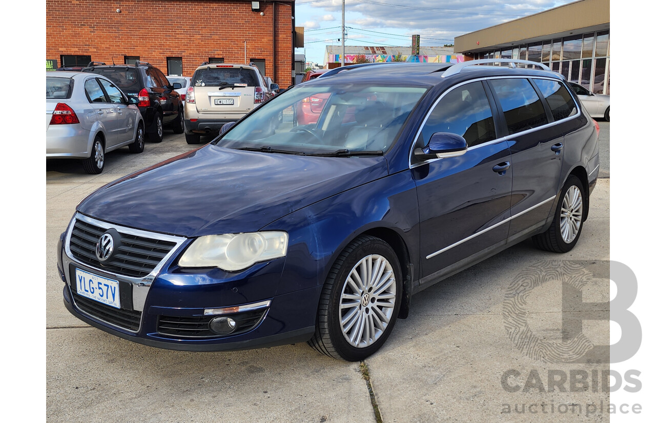 4/2006 Volkswagen Passat 3.2 V6 FSI 3C 4d Wagon Blue 3.2L