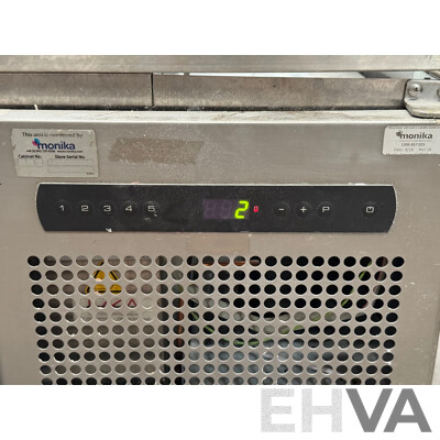 Gram Stainless Steel 3 Door Underbench Fridge