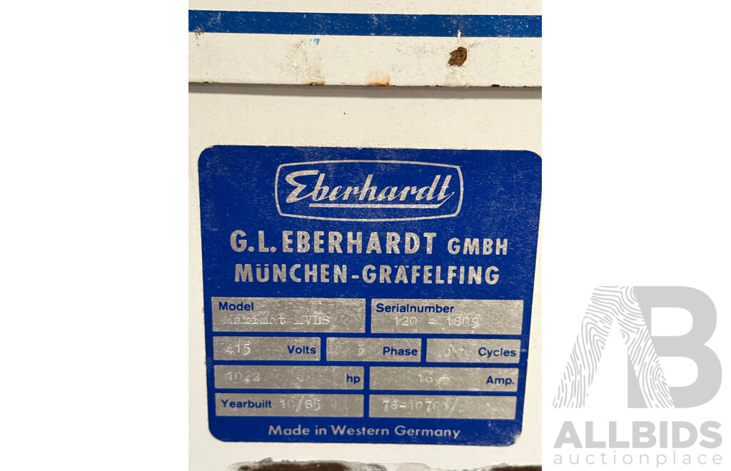 Eberhardt Maximat MVLS Commercial Mixer