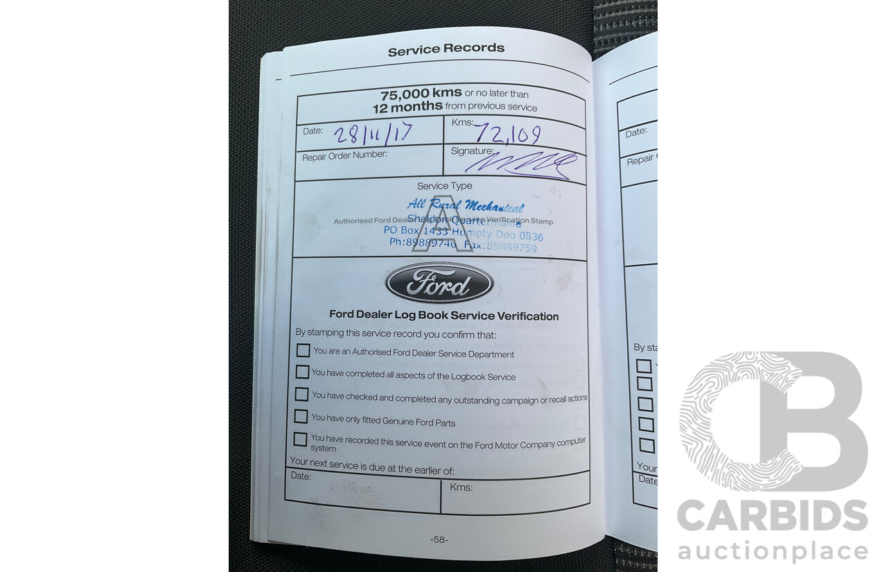 3/2015 Ford Ranger XLT 3.2 (4x4) PX Super Cab Utility Aurora Blue Turbo Diesel 3.2L