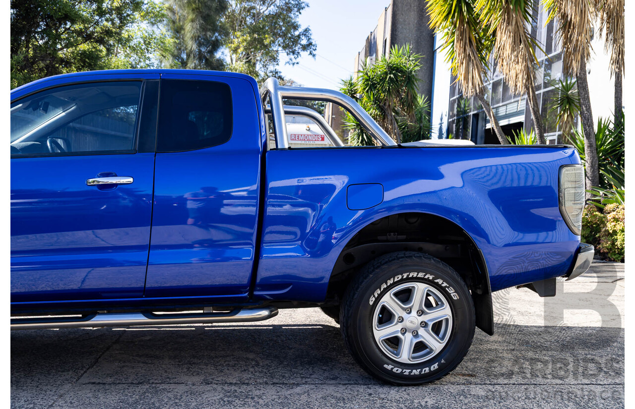 3/2015 Ford Ranger XLT 3.2 (4x4) PX Super Cab Utility Aurora Blue Turbo Diesel 3.2L
