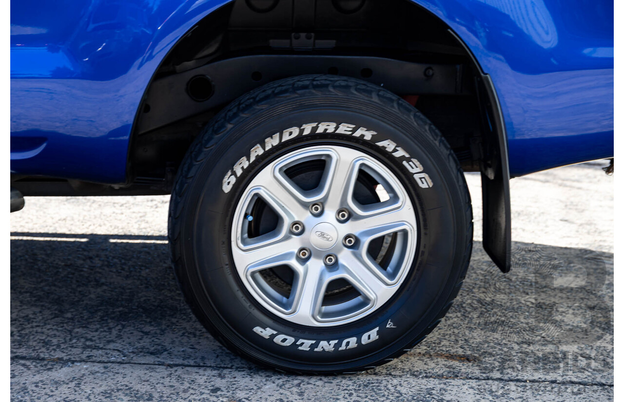 3/2015 Ford Ranger XLT 3.2 (4x4) PX Super Cab Utility Aurora Blue Turbo Diesel 3.2L