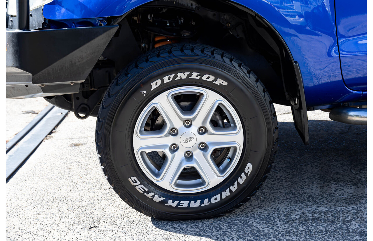 3/2015 Ford Ranger XLT 3.2 (4x4) PX Super Cab Utility Aurora Blue Turbo Diesel 3.2L