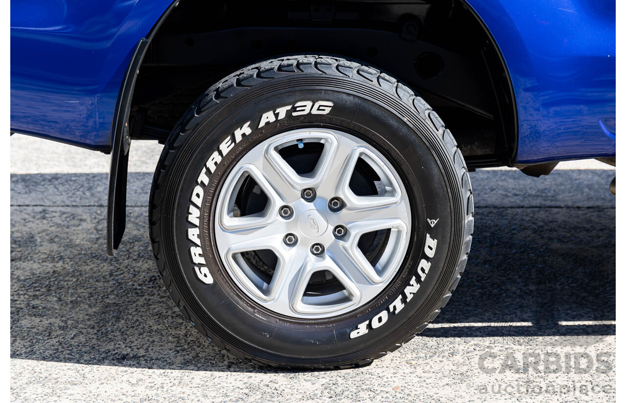 3/2015 Ford Ranger XLT 3.2 (4x4) PX Super Cab Utility Aurora Blue Turbo Diesel 3.2L