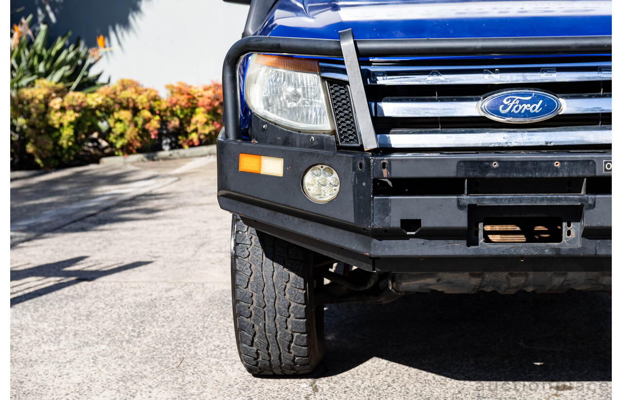 3/2015 Ford Ranger XLT 3.2 (4x4) PX Super Cab Utility Aurora Blue Turbo Diesel 3.2L