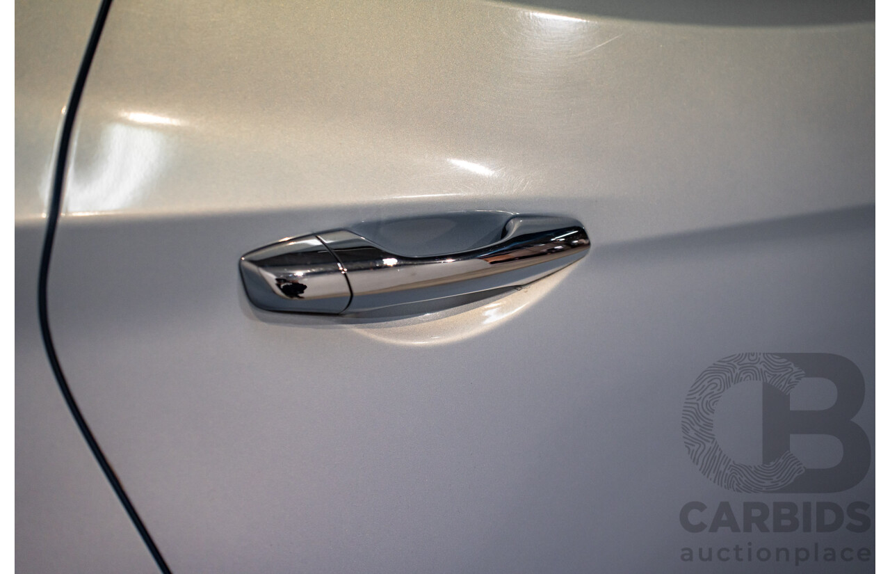 7/2013 Hyundai Santa Fe Elite CRDi (4x4) DM 4d Wagon Glacier Blue Metallic Turbo Diesel 2.2L - 7 Seater