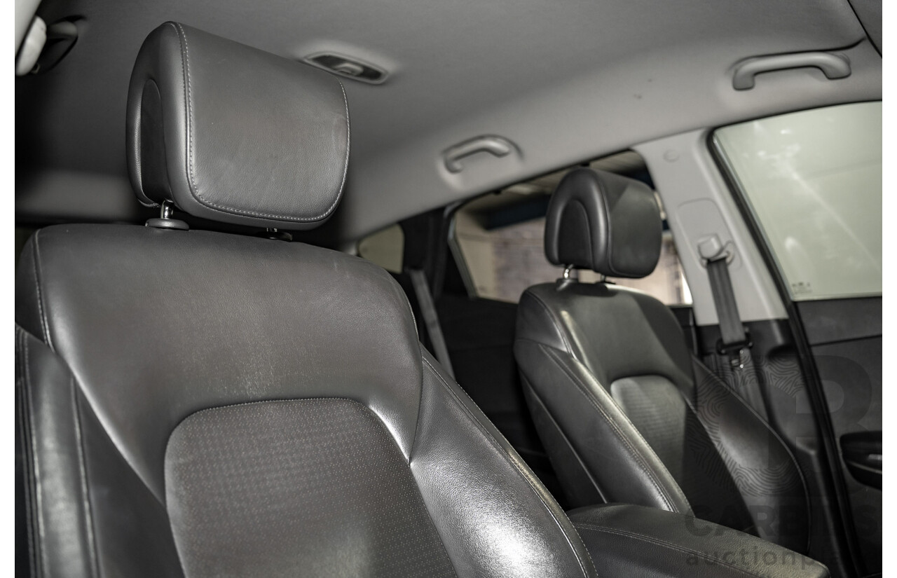 7/2013 Hyundai Santa Fe Elite CRDi (4x4) DM 4d Wagon Glacier Blue Metallic Turbo Diesel 2.2L - 7 Seater