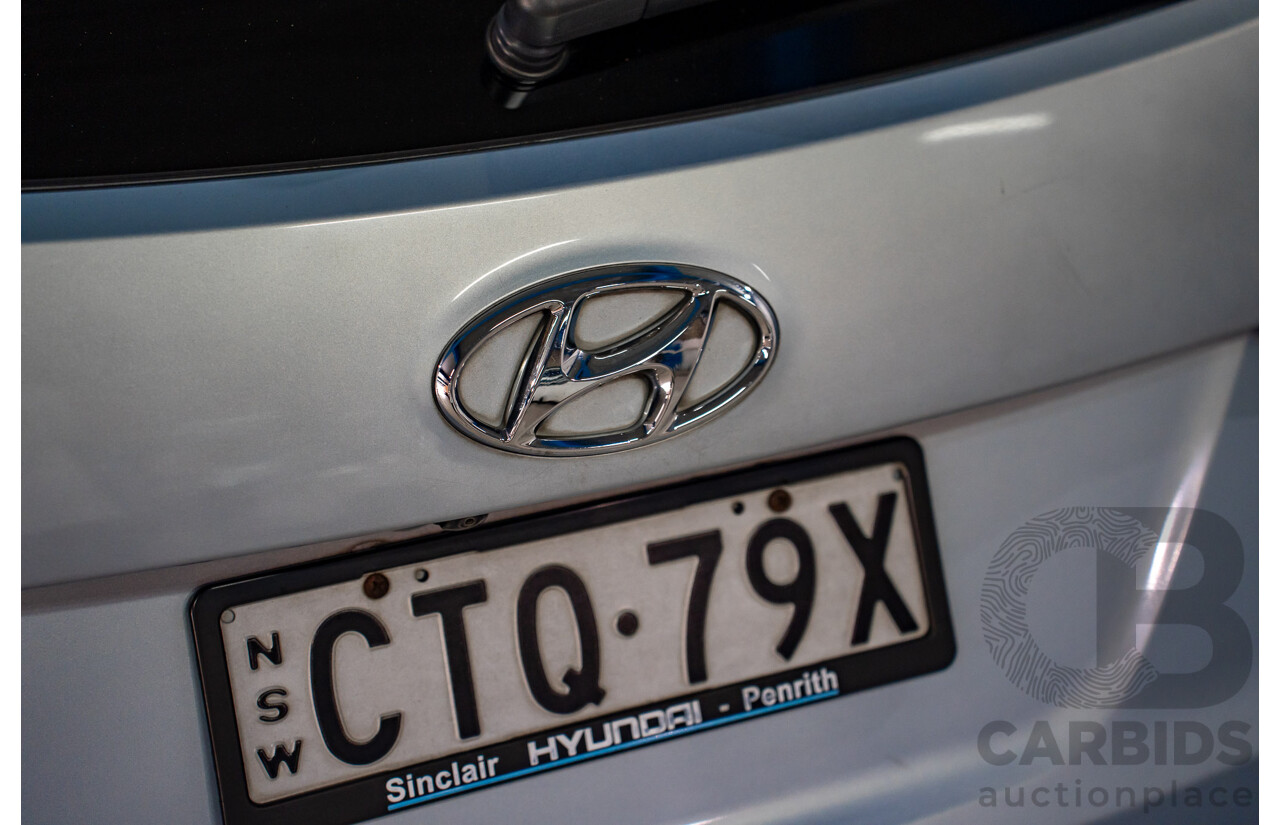 7/2013 Hyundai Santa Fe Elite CRDi (4x4) DM 4d Wagon Glacier Blue Metallic Turbo Diesel 2.2L - 7 Seater