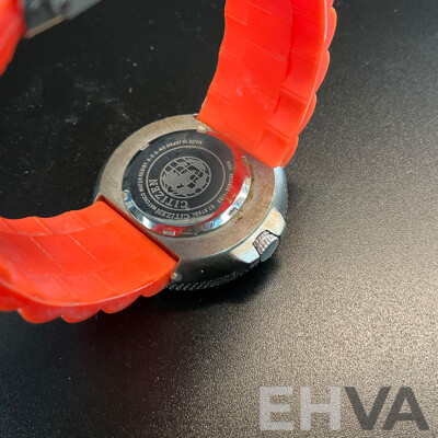 CITIZEN Orange ECO-Drive 300M Watch E011-S064295