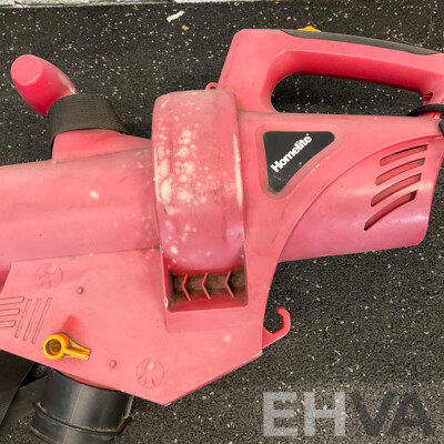 RYOBI Ultra-Light Plus Garden Blower Vaccum & HOMELITE Electric Blower Vacuum