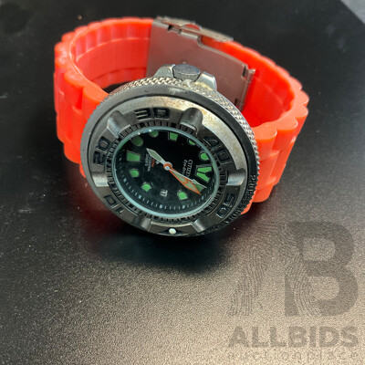 CITIZEN Orange ECO-Drive 300M Watch E011-S064295