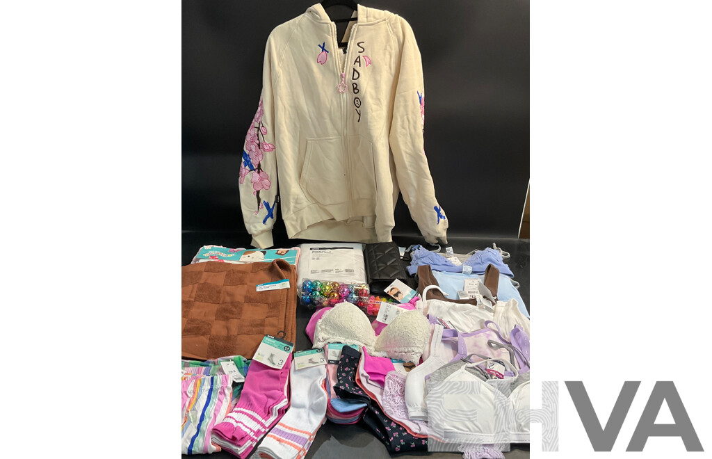 SADBOY Jacket & ANKO Assorted Household Items & Women's Clothing