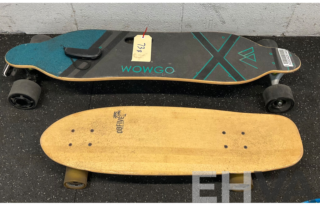 WOWGO Electric Skateboard & OBFIVE Skateboard