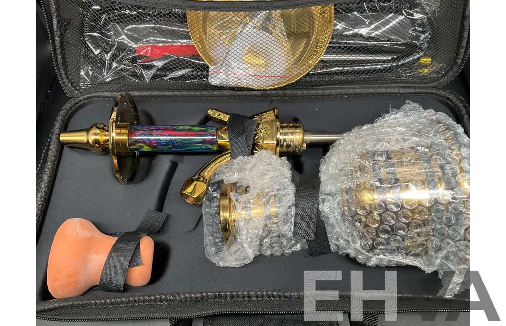 Glass Shisha Hookah in Carry Bag
