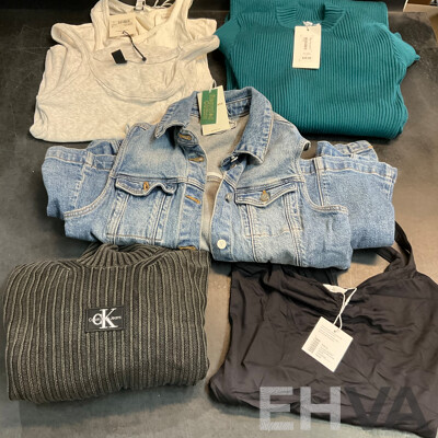 ABRAND JEANS, CALVIN KLEIN, GUESS & Assorted Women's Clothing - Lot of 6