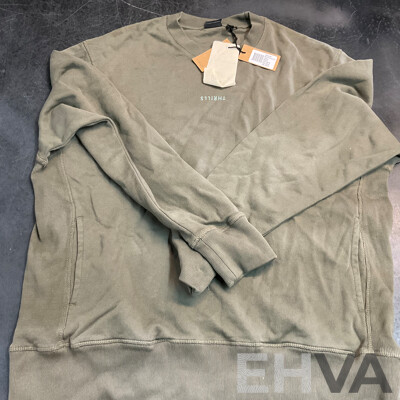 THRILLS Jumpers (S/M) & LACOSTE T-Shirt (L) & INDUSTRIE Pants (M) - Lot of 4