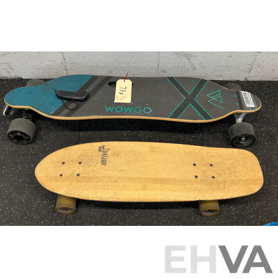 WOWGO Electric Skateboard & OBFIVE Skateboard
