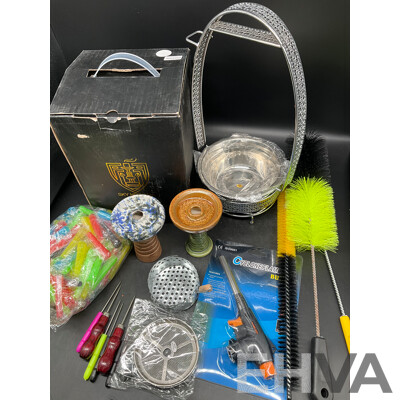 SKY HOOKAH White Plastic Shisha Hookah  with Accessories
