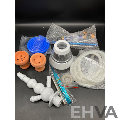 SKY HOOKAH White Plastic Shisha Hookah  with Accessories