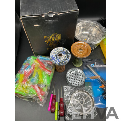 SKY HOOKAH White Plastic Shisha Hookah  with Accessories