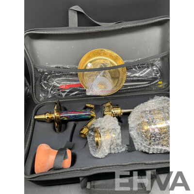 Glass Shisha Hookah in Carry Bag