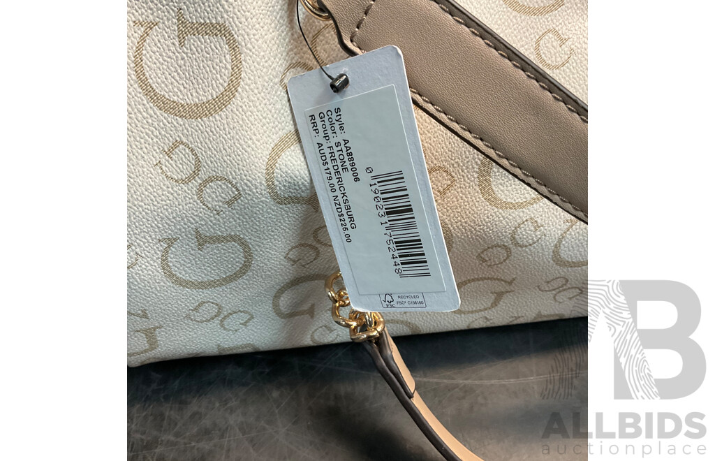 GUESS Fredericksburg Stone Color Hand Bag/Crossbody Bag - Lot of 2