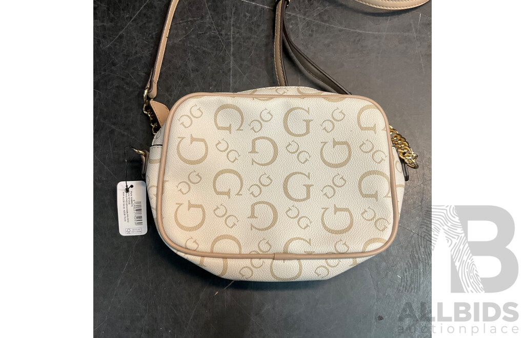 GUESS Fredericksburg Stone Color Hand Bag/Crossbody Bag - Lot of 2
