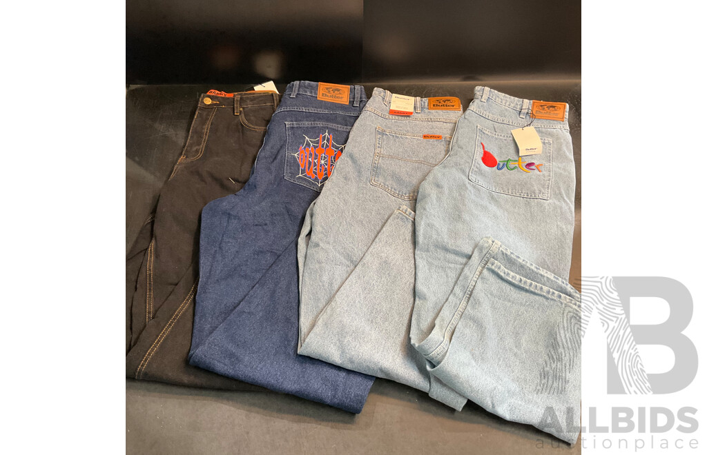 BUTTER Assorted Jeans - Size 30/32 - Lot of 4