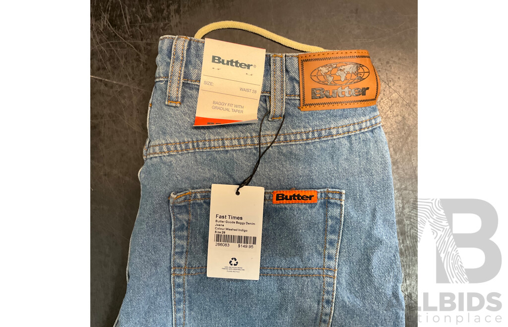 BUTTER Assorted Jeans - Size 28 - Lot of 3