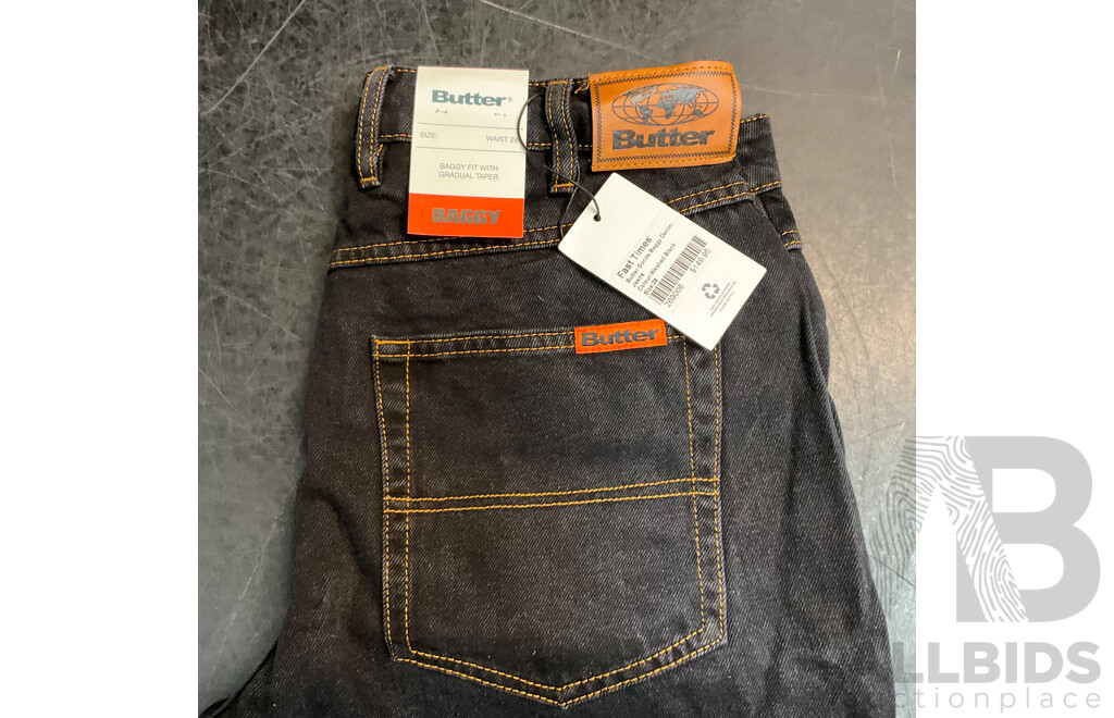 BUTTER Assorted Jeans - Size 28 - Lot of 3