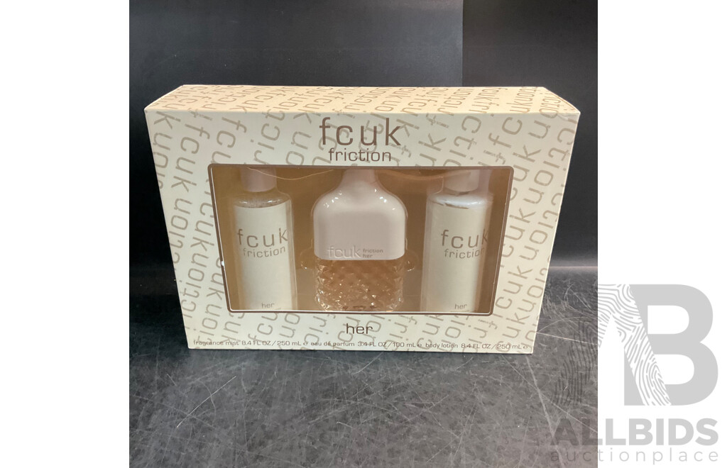 FCUK, JEAN PAUL, PACO RABANNE Gift Set - Lot of 4